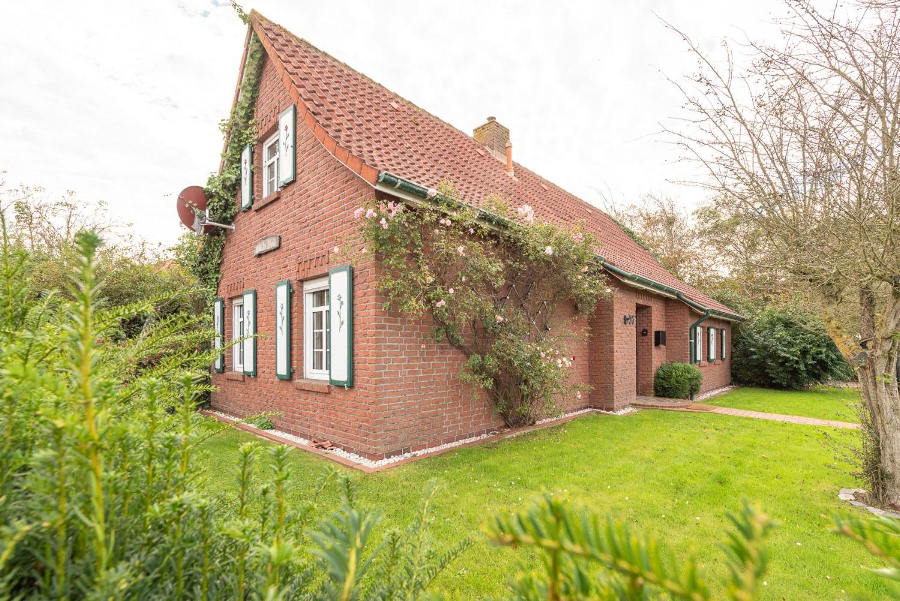 Familienhaus Am Meer Nessmersiel 多努姆 外观 照片
